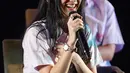 Sementara, Leya Princy sebagai Cinta. (Liputan6.com/Helmi Fithriansyah)
