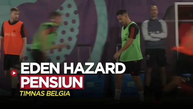 VIDEO: Kandas di Piala Dunia 2022, Eden Hazard Pensiun dari Timnas Belgia