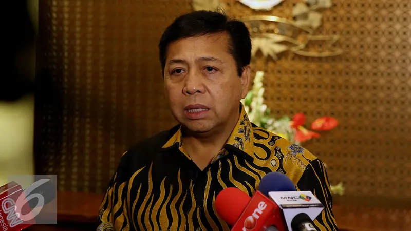 Ketua DPR, Setya Novanto