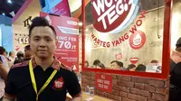 Pendiri Sour Sally, Donny Pramono Ie, menawarkan konsep warteg kekinian. (Liputan6.com/Dinny Mutiah)