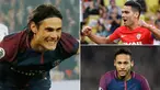 Berikut ini top scorer sementara Liga 1 Prancis 2017/2018 hingga pekan ke-11, Edinson Cavani dan Radamel Falcao bersaing di puncak, Neymar Jr tertinggal. (Kolase foto-foto dari AFP dan AP)