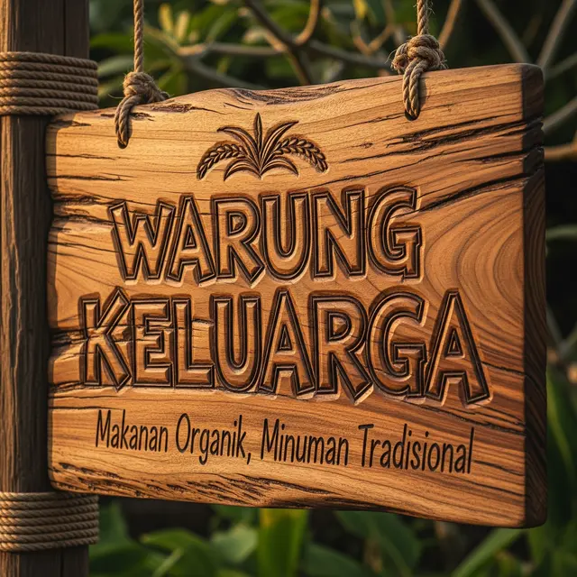 Desain Papan Nama Warung Menarik Pembeli