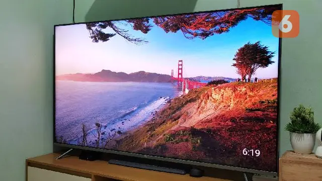 Xiaomi Mi TV 4 55 Inci Bezel-less 4K. Liputan6.com/Iskandar