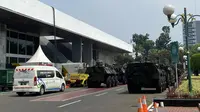 Kendaraan Taktis Mulai Bersiaga di Kompleks MPR Jelang Pelantikan Presiden-Wapres