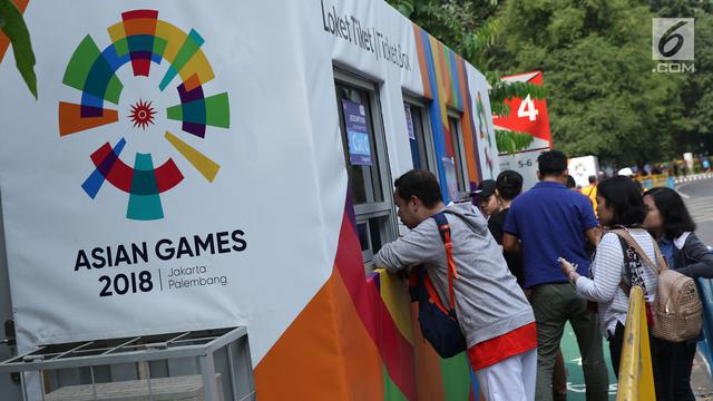 Penonton Seremoni Pembukaan Asian Games 2018 Padati Pintu Masuk