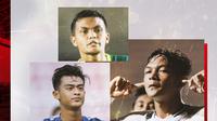 Pratama Arhan, Rachmat Irianto dan Saddam Emiruddin. (Bola.com/Dody Iryawan)