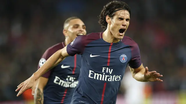 Pencetak Gol Kemenangan, Liga Champions, Edinson Cavani
