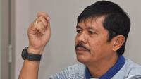 Indra mengakui Timnas U-19 Indonesia memang membutuhkan pemusatan jangka panjang. Tapi, kata Indra, prosesnya yang salah dan diubah oleh pihak manajemen, Jakarta, Kamis (7/11/2014) (Liputan6.com/Miftahul Hayat)
