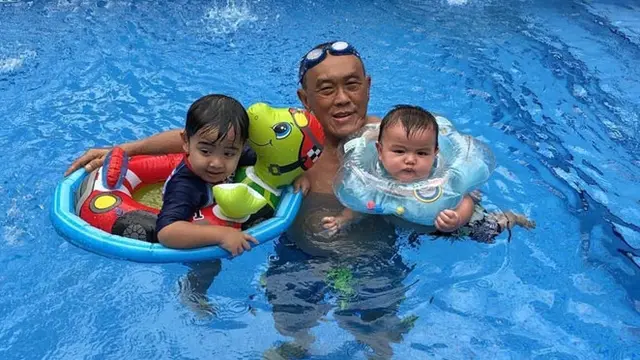 6 Potret Kebersamaan Aburizal Bakrie dan Anak Nia Ramadhani, Kompak Bareng Cucu