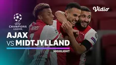 Berita video highlights matchday 4 Grup D Liga Champions 2020/2021, Ajax mengalahkan Midtjylland berkat performa mengesankan Dusan Tadic, Kamis (26/11/2020) dinihari WIB.