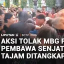 Demo Tolak MBG Berakhir Ricuh, Tiga Mahasiswa Diamankan Polisi
