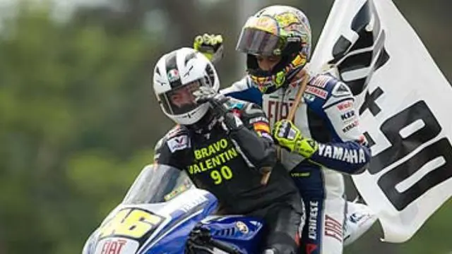 Valentino Rossi dan Angel Nieto