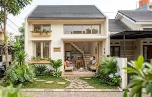 7 Model Rumah Kecil di Lahan Lebar 5 Meter, Tetap Nyaman dan Tidak Terasa Sempit