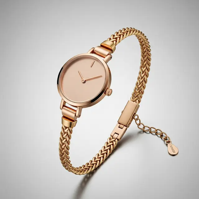 9 Model Gelang Emas Jam Tangan untuk Tangan Kurus, Tampil Elegan