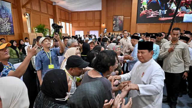 Cerita Warga Hadiri Open House di Istana, Rela Datang Subuh Demi Bertemu Prabowo