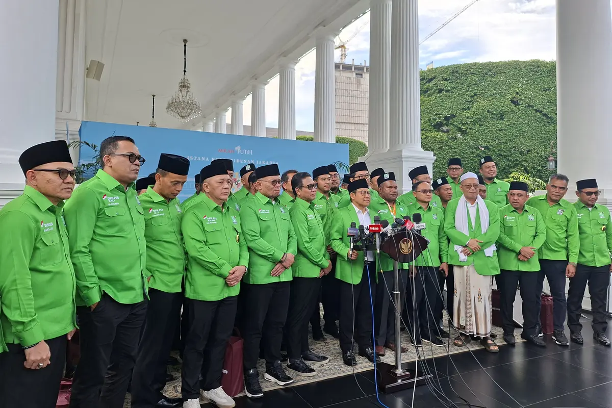 Cak Imin dan Pengurus PKB Bertemu Prabowo di Istana