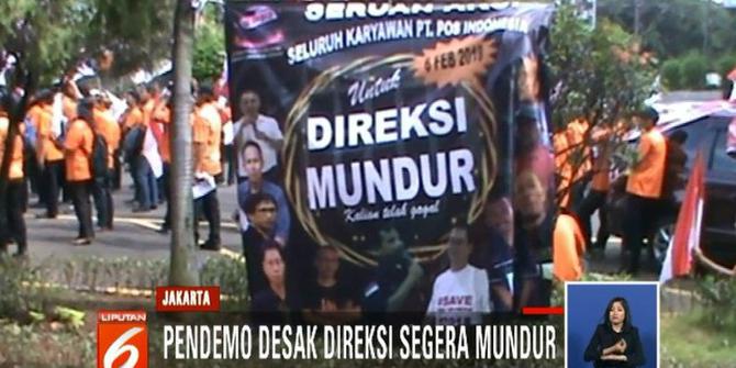 Ini Tuntutan Serikat Pekerja Pos Indonesia yang Berdemo di Gambir