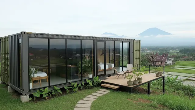 Tipe Rumah untuk Gen Z yang Estetik dan Ramah Lingkungan Model Kontainer Minimalis