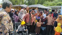 Mensos Tri Rismaharini di Malang, Jawa Timur, Jumat (20/1/2023). (Liputan6.com/ Winda Nelfira)