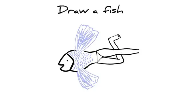 6 Foto Kreasi Gambar Ikan Ala Netizen Ini Nyeleneh dan Kocak Banget