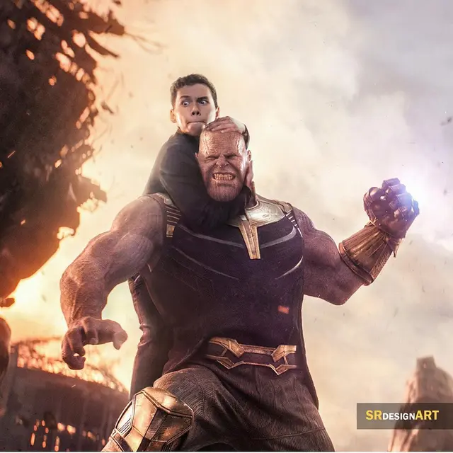 6 Editan Foto Pria Bersama Superhero Ini Kreatif Sekaligus Kocak