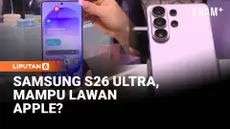 Samsung memperkenalkan ponsel terbarunya, S26 Ultra, sebagai model paling premium dalam lini S26. Secara desain, perangkat ini tidak jauh berbeda dari seri sebelumnya dengan ukuran dan tata letak kamera yang serupa dengan S25.