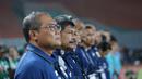 <p>Deretan pelatih Timnas Indonesia U-22 saat pertandingan melawan Mali U-22&nbsp;yang dilangsungkan di Stadion Pakansari, Bogor, Jawa Barat, Sabtu (15/11/2025). (Bola.com/M Iqbal Ichsan)</p>
