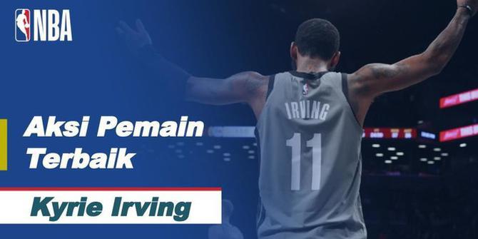 VIDEO: Bintang Brooklyn Nets, Kyrie Irving Jadi Pemain Terbaik NBA Hari Ini Setelah Cetak 40 Poin Melawan Boston Celtics