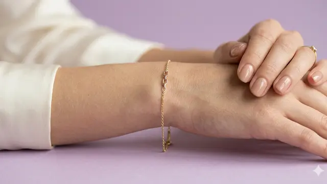 Model Gelang Emas Tipis Elegan untuk Ibu Muda Aktif. Gemini
