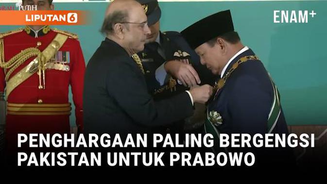 Presiden Prabowo Terima Penghargaan Tertinggi Pakistan, Nishan-e-Pakistan