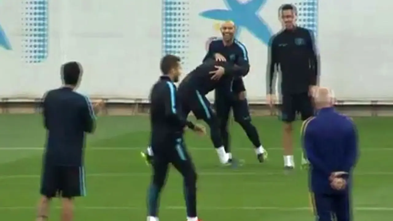 Sesi Latihan Barcelona 