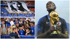 Tim sepak bola wanita Prancis gagal mengikuti prestasi yang diraih Paul Pogba dan kawan-kawan yang mampu menjadi juara dunia. (Kolase Foto-foto AFP)