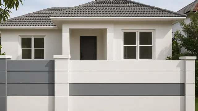 Model Pagar Bata Hebel untuk Teras Rumah/ Ilustrasi AI