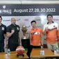 Jumpa pers jelang final IBL 2022 antara Pelita Jaya vs Satria Muda. (Liputan6.com/Huyogo Simbolon)