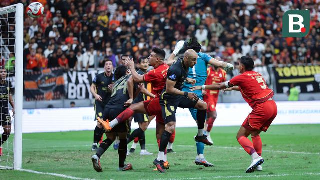 Foto: Empat Gol Tercipta, Laga Persija Jakarta Vs Borneo FC di BRI Super League Berakhir Imbang