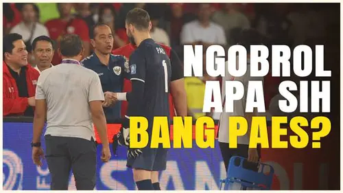 VIDEO: Momen Presiden Jokowi Bersalaman dengan Pemain Timnas Indonesia, Maarten Paes Ngobrolin Apa Ya?