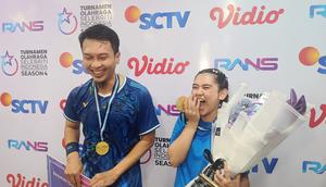 Juara 1 badminton Ziva dan Ahsan
