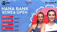 Jadwal dan Live Streaming WTA 250 Hana Bank Korea Open di Vidio, 22-25 September 2022. (Sumber : dok. vidio.com)