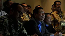 Dalam kesempatan tersebut mereka berencana akan mengerahkan 5.000 advokat dalam aksi damai di Bundaran HI dan DPR pada Kamis (11/9), Jakarta, Kamis (10/9/14). (Liputan6.com/Johan Tallo)