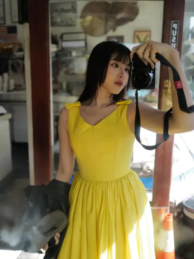 Potret Cantik Tiara Andini Keliling San Fransisco dengan Hime Cut, Hadirkan Vibes Japanese Girl di Amerika Serikat
