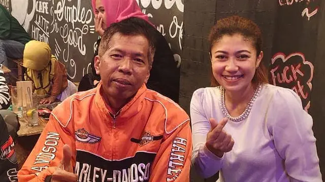 7 Potret Venti Figianti, Istri Baru Kiwil yang Jadi Sorotan