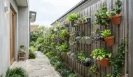 10 Ide Taman Mini di Samping Rumah untuk Lahan Selebar Satu Meter, Solusi Cantik Lahan Sempit