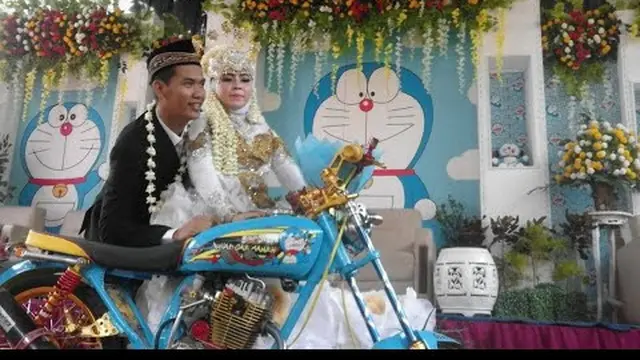 Potret 6 Nikahan Tema Doraemon Ini Nyeleneh, Bukti Fans Sejati
