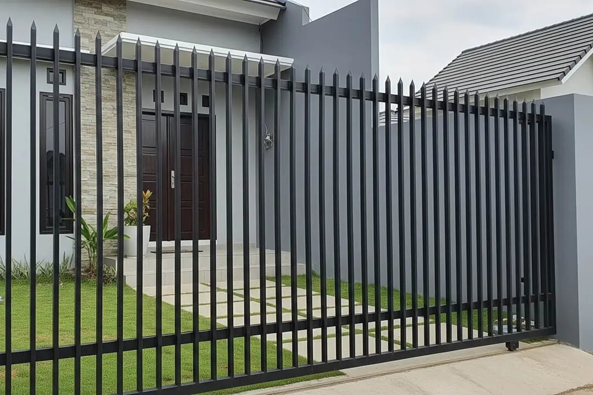 Pagar Rumah Anti Maling Berbahan Hollow Galvanis Kuat