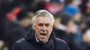 4. Carlo Ancelotti - Gelar juara di Liga Inggris, Spanyol, Italia, Jerman hingga Liga Champions sudah pernah ia rasakan. Namun karena segelintir hasil buruk bersama Bayern München di awal musim membuatnya menganggur saat ini. (AFP/Guenter Schiffmann)