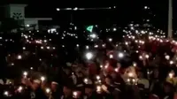 Aksi seribu lilin masih digelar di sejumlah daerah di tanah air. (Liputan 6 Siang)