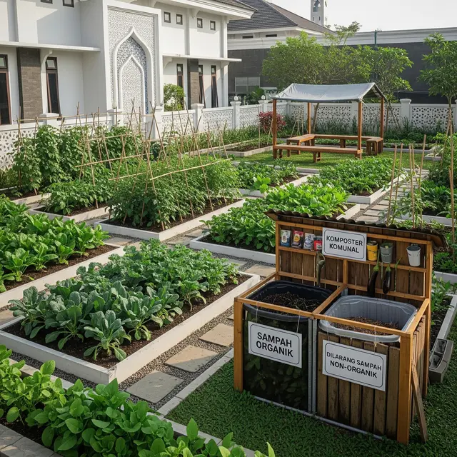 Ide Kebun Sayur Organik untuk Ibu Pengajian di Masjid Perumahan