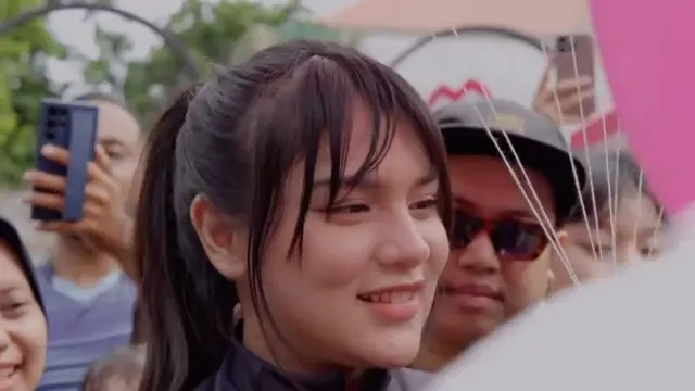 Potret Davina Karamoy ke CFD Surabaya (instagram/davinaakaramoy)