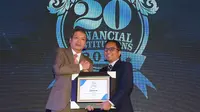 Bank BRI kembali menorehkan prestasi dalam gelaran penghargaan Top 20 Financial Institutions 2018 pada Kamis, 29 November 2018, di Hotel Borobudur, Jakarta.