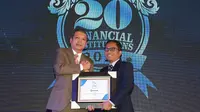 BRI Terima Penghargaan Terbaik di Ajang Top 20 Financial Institutions 2018